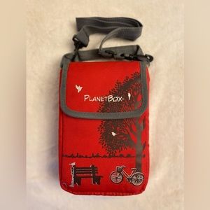 Planet Box stainless steel lunchbox with Carrying Case & Silverware (Vintage!)